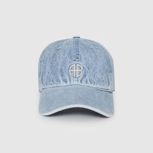 Light Blue Denim Cap with Embroidered Logo